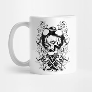 cowboy skull Mug